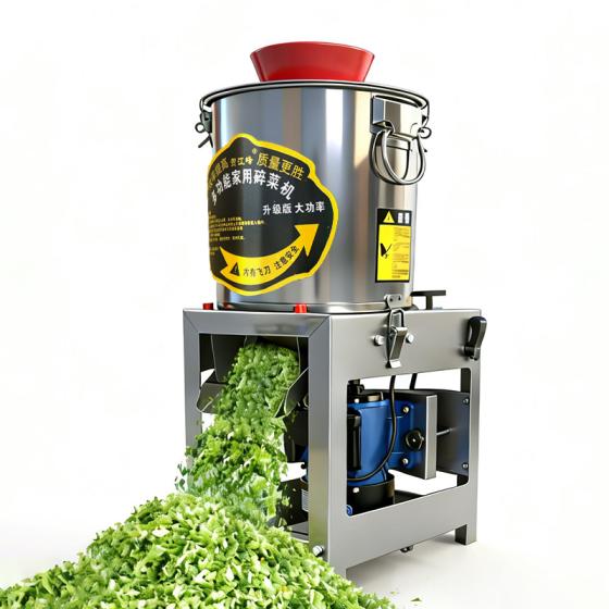 Vegetable chopper - belt version
