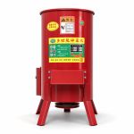 Red bucket vegetable chopper