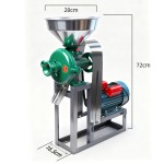 Electric Grain Grinder - Household & Commercial Small Grinding Machine for Grains