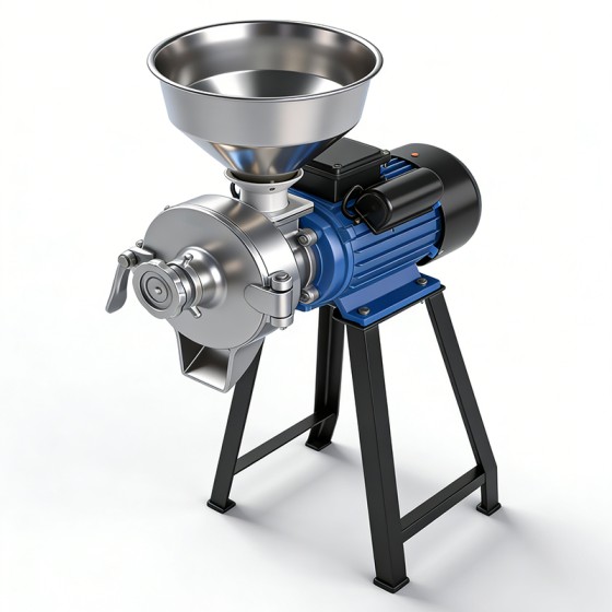 Stainless Steel Electric Grain Grinder - Wet & Dry Commercial/ Household Pulverizer for Grains