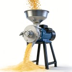Stainless Steel Electric Grain Grinder - Wet & Dry Commercial/ Household Pulverizer for Grains
