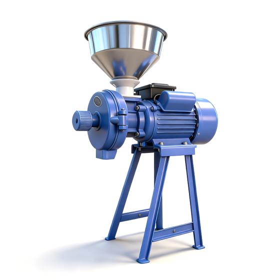 Wet and dry grinder with steel mill and plastic handle