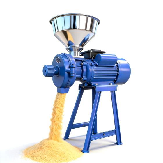 Wet and dry grinder with steel mill and plastic handle